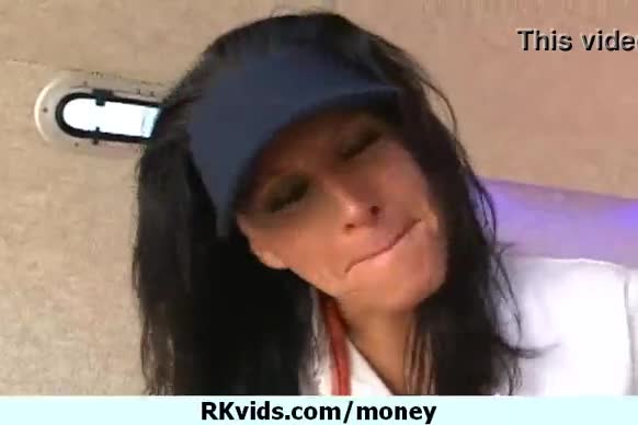 Sexy girl loves sex and money 3
