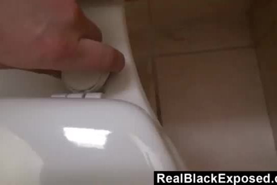 Getting my dick wet with dirtiest bathroom sex ever