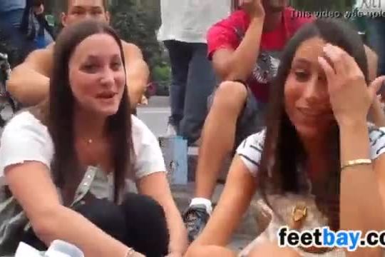 Public foot worship in new york city