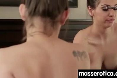 Sensual lesbian massage leads to orgasm 25