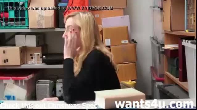 Shoplyfter Prevention Officer Cuffs Fucks Blonde Thief Cliti PornTube